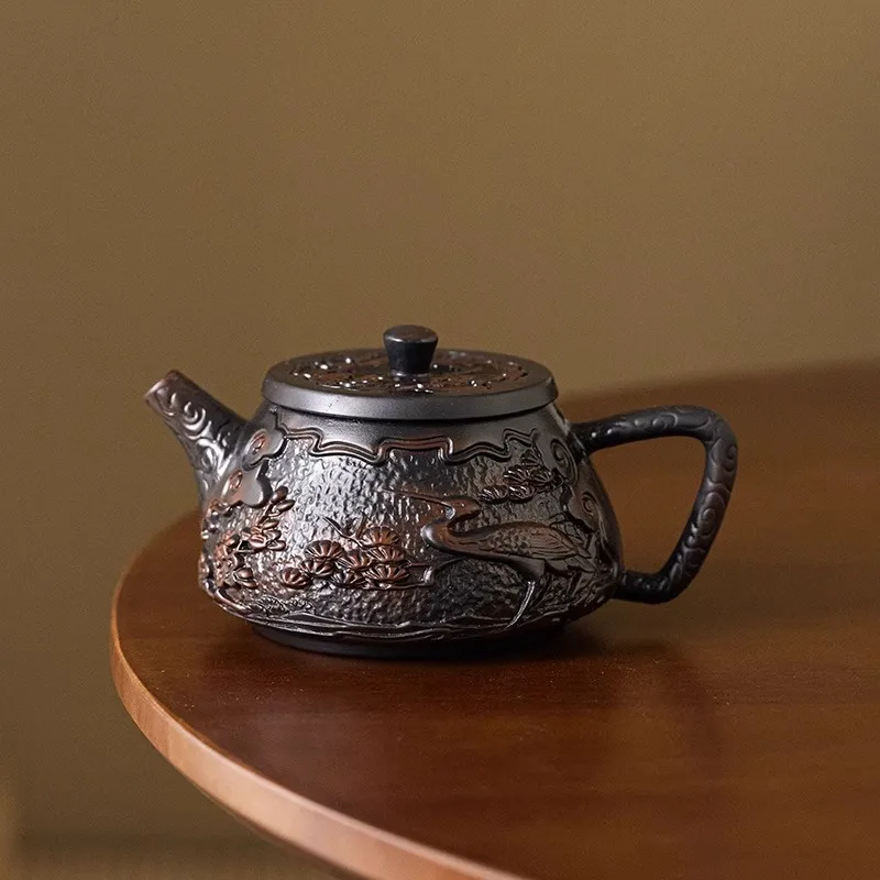 Yunnan Jianshui фиолетовый керамика Songhe Yannian каменная ложка чайный набор