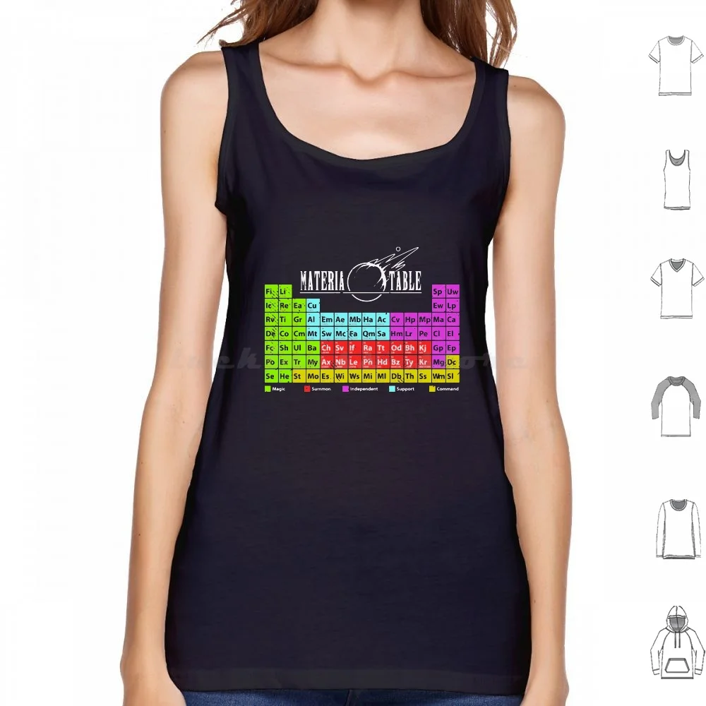 

Materia Table T-Shirt Tank Tops Print Cotton Clan Hiphop Hip Hop Rap Rapper Clan Clan Logo