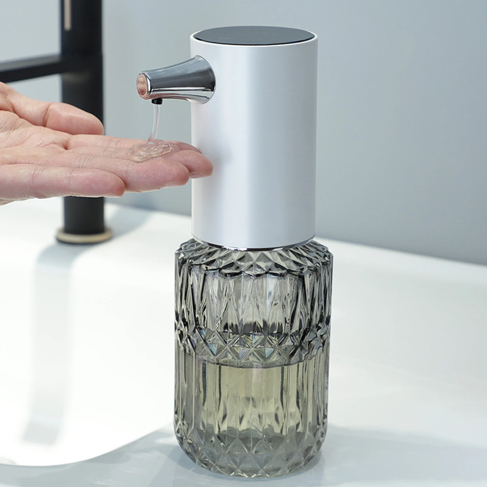 

Электрический Бесконтактный перезаряжаемый пенный столешница, ручной диспенсер жидкости, насос с инфракрасным датчиком движения, водонеп...