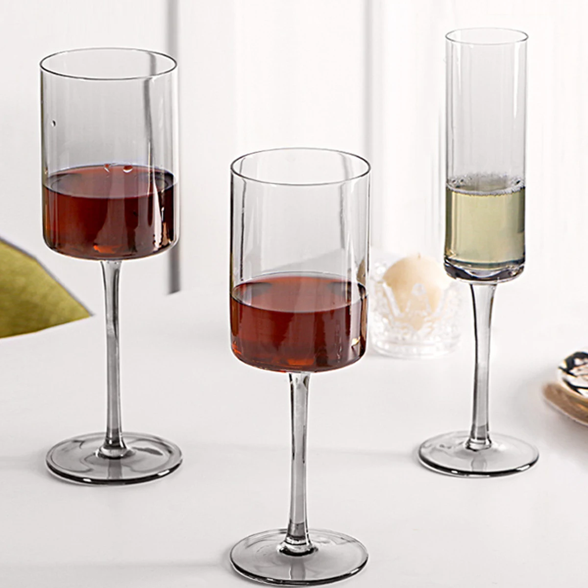 (Логотип может быть выгравирован) Хрустальный бокал объемом 180/320/450 мл янтарный