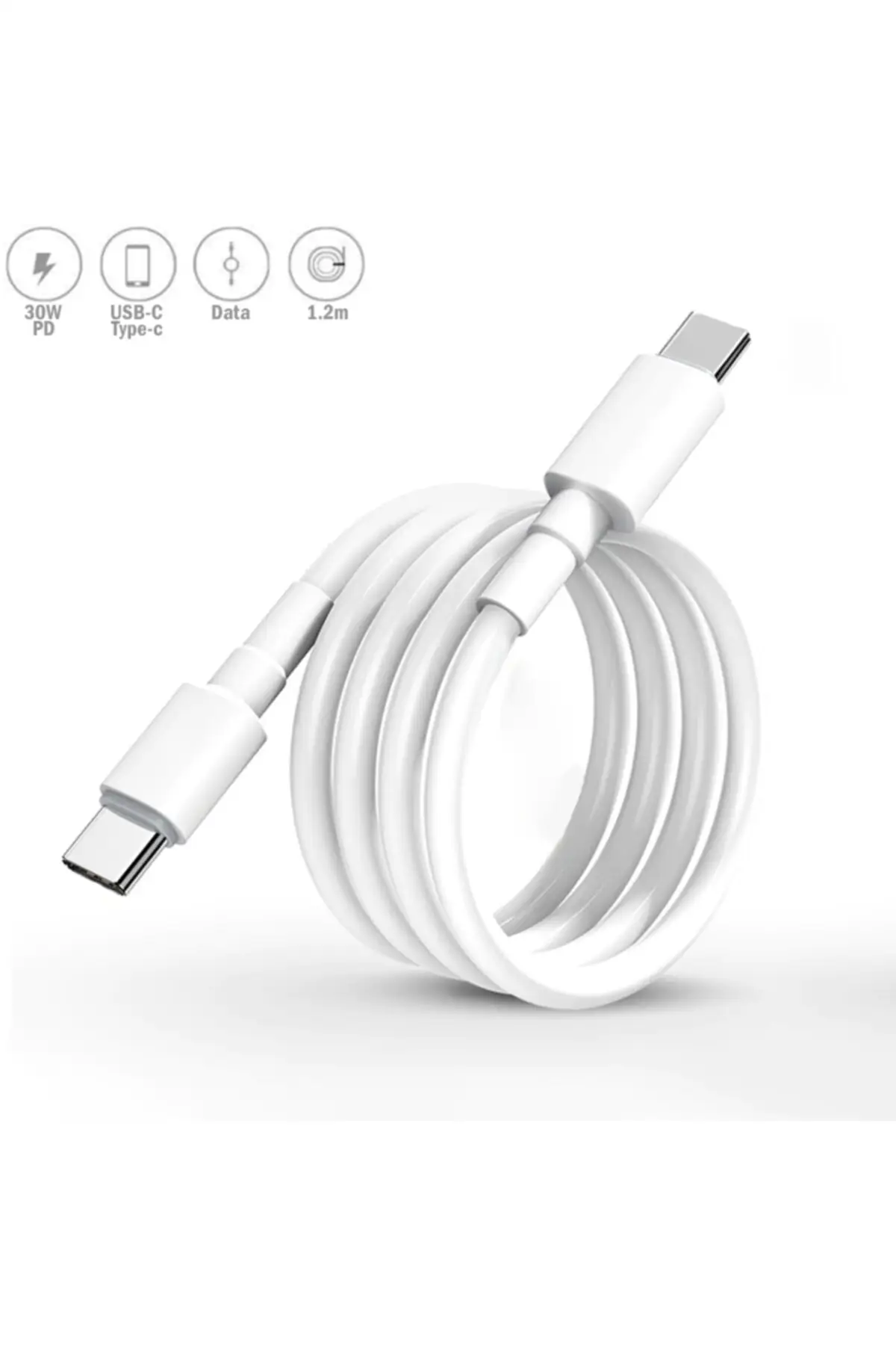 Samsung Xiaomi Huawei Oppo compatible 5.0a 30w Type-c Usb-c charger fast charging cable