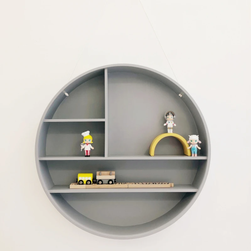

round shelf creative wall hanging decorative shelf