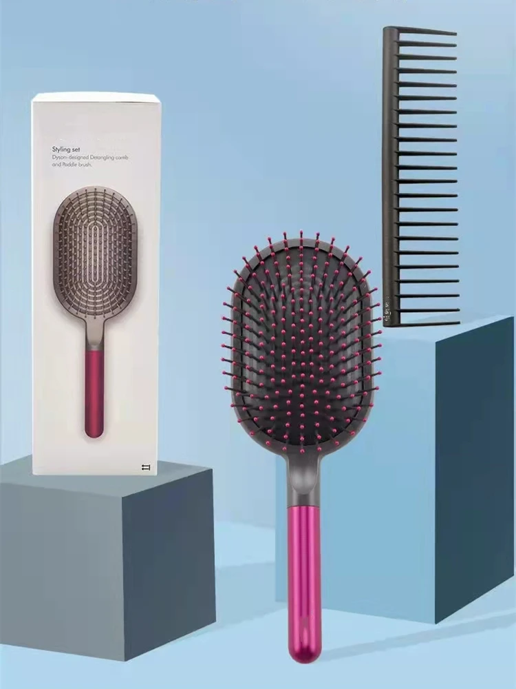 

Расческа с подушкой безопасности для массажа кожи головы, инструмент для волос, щетка для волос, круглая широкая зубная расческа, щетка для ...