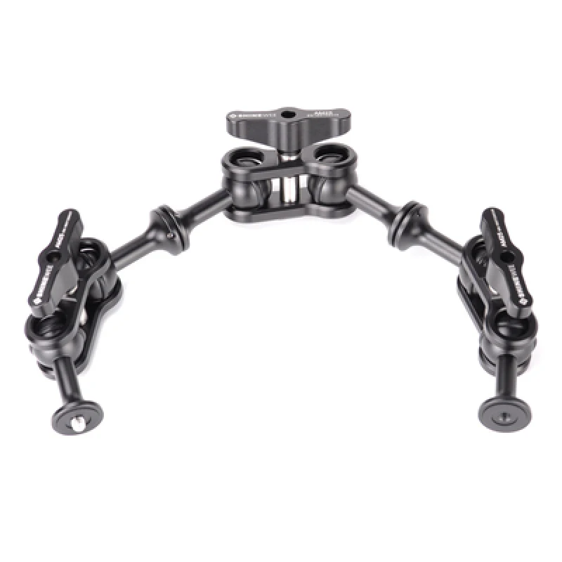 

For Sony Canon Nikon Camera Multi-Function Dual Ball Head Hot Shoe Magic Arm Mount Adapter 360degree ball head with 1/4'' screw