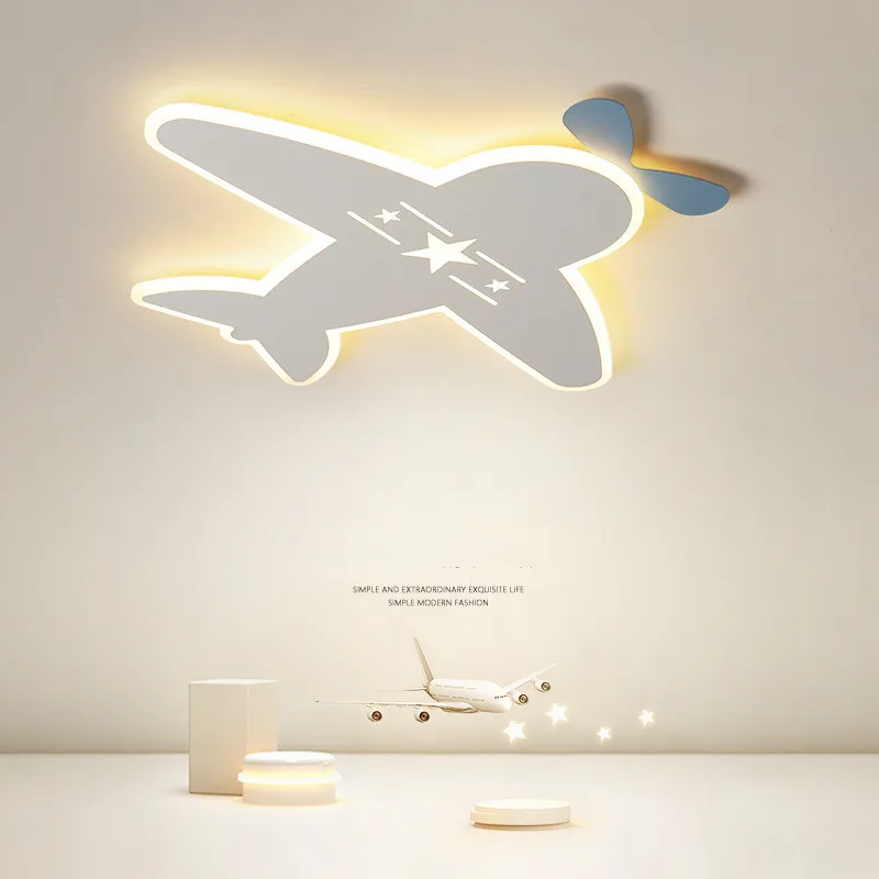 

Modern Led Ceiling Lights For Kids Room Airplane Nursery Light Fixtures For Ceiling Kids Room Childrens Bedroom Led Light