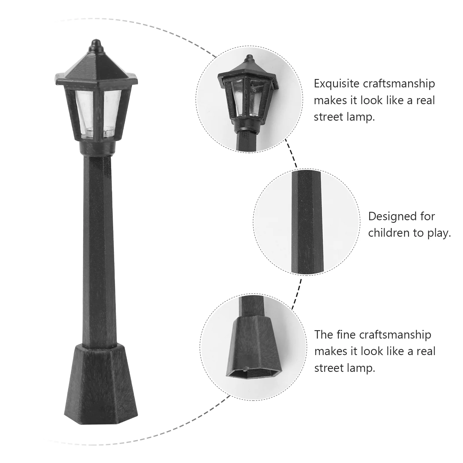 Миниатюсветильник ный уличный фонарь Миниатюрная лампа s железнодорожный поезд