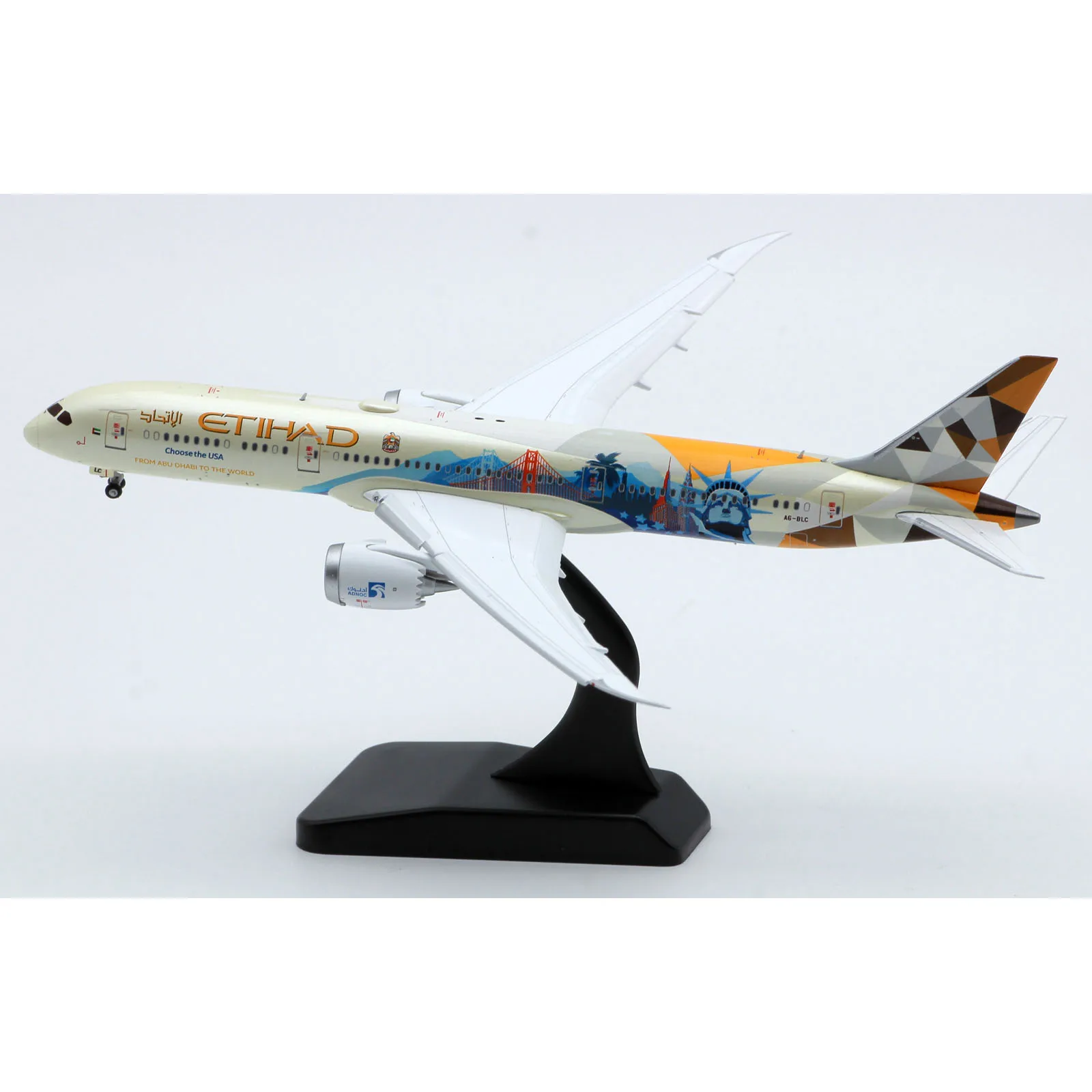 Коллекционный самолёт из сплава XX4250A подарок JC Крылья 1:400 Etihad дыхательные пути