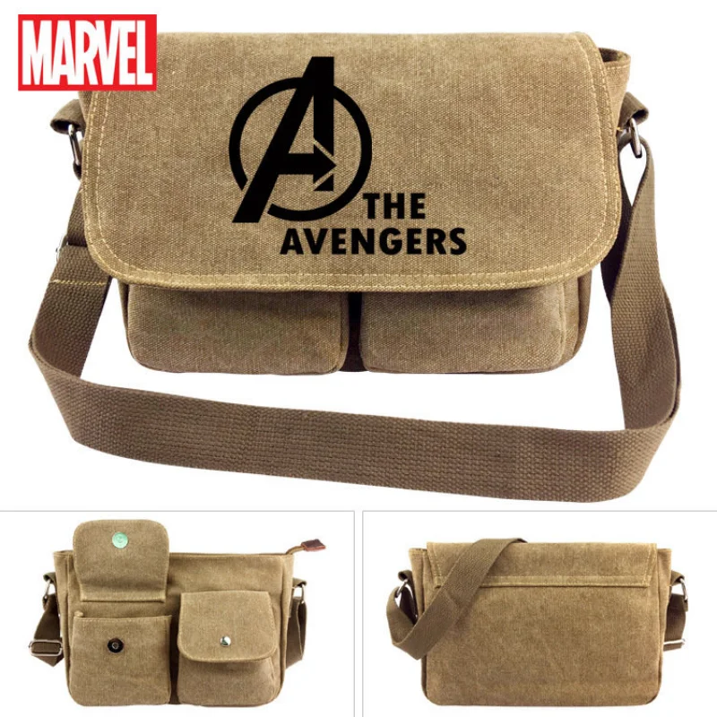 Disney Marvel Casual Sports Bag One-shoulder Rucksack Cartoon Fashion Trend Multi-function Messenger Bag Boys Schoolbag