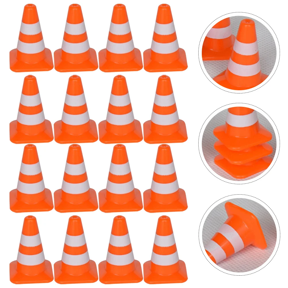 

Traffic Cones Toy Road Signs Sign Cone Mini Toys Street Kids Barricade Roadblock Simulation Agility Marker Roadblocks Skating