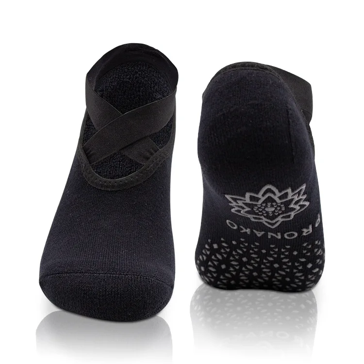 Sports Socks Yoga Socks Professional Non-slip Ladies Dance Beginner Sweat-absorbing Sports Socks Trampoline Socks Women Slippers