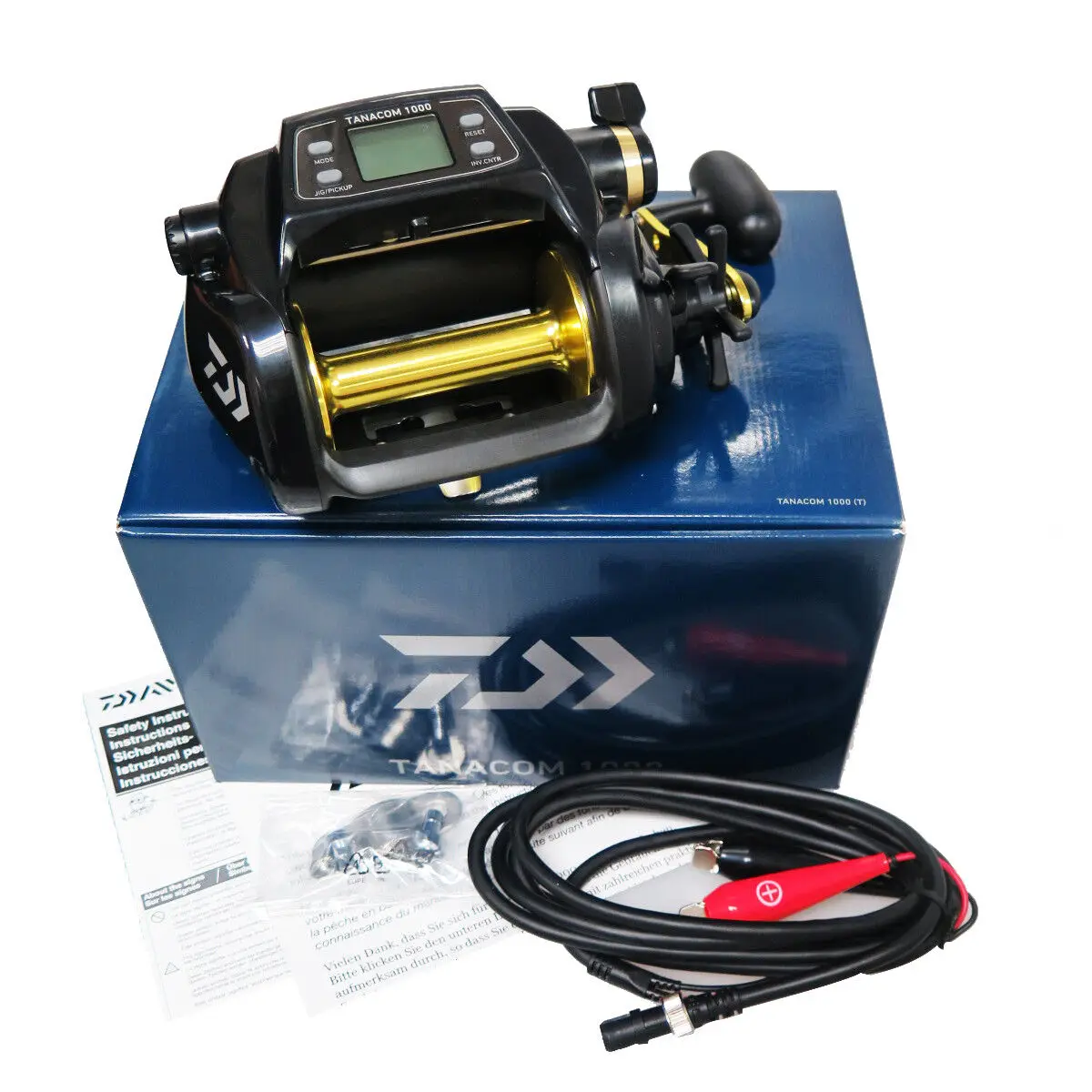 

Low Energy Consumption Daiwa Tanacom 1000 Big Game Electric Fishing Reel English Display