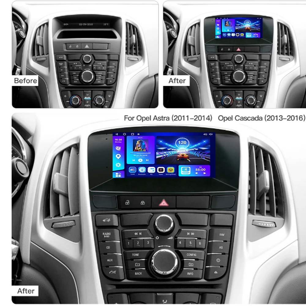 Автомагнитола NAVISTART для Buick Excelle GT XT Opel Astra J 2011-2016 7 дюймов Android 10 GPS-навигация 4G Wi-Fi