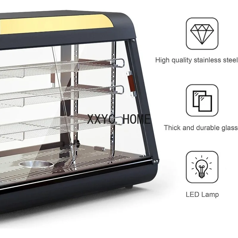 Коммерческий подогреватель пищи столешница пиццы дисплей для кондитерских