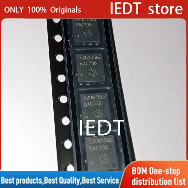 

10PCS /LOT BSC520N15NS3G 520N15NS TDFN-8 100% new and original