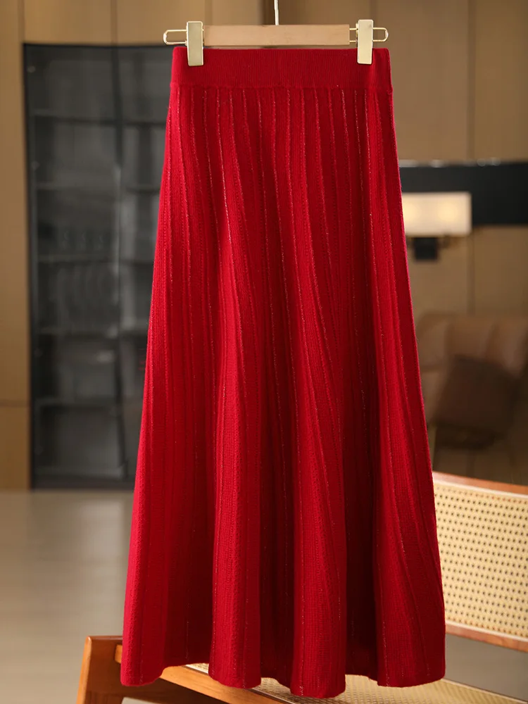 Женская юбка из мериноса