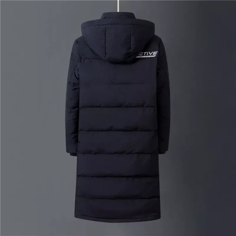 2022New Coat Men 2021 New Winter Men's  X-Long 90%  White Duck Down  Thick （Winter) Warm Casual Down Jackets Brand Clothing