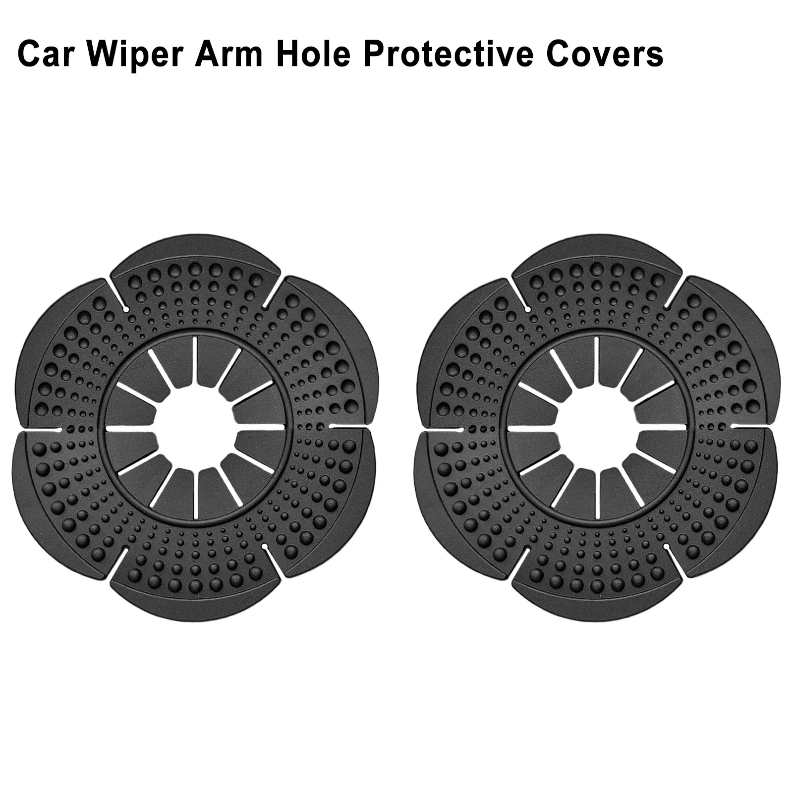 

2 шт., универсальный автомобильный рычаг стеклоочистителя, защитная крышка с нижним отверстием, пылезащитный чехол для стеклоочистителя, силиконовый колпачок, защита от грязи, автомобильные аксессуары