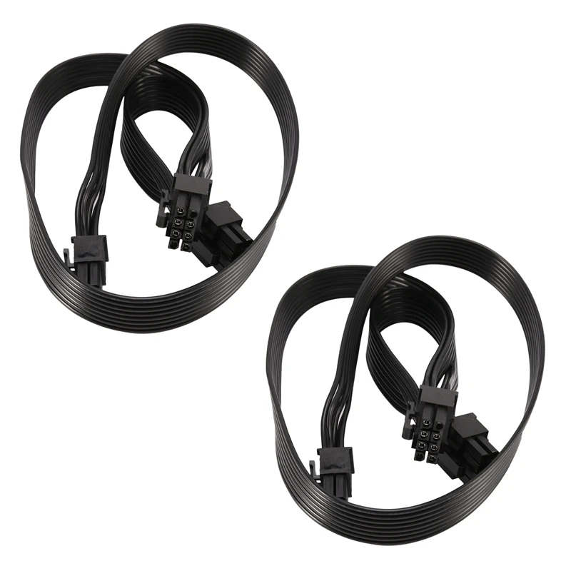 2 штырьковых разъема PCI-E 6 + 2 штырьковых кабеля питания 6 Pin к 8Pin для модульного блока питания Cooler Master V Series V850 V700 V1000