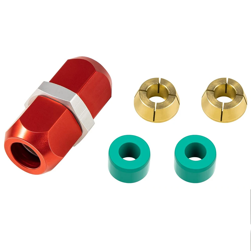 

Chuang Qian 800-643 Line Splice Fit for 5/16 in. Aluminum Lines Works for A/C, coolant Etc.