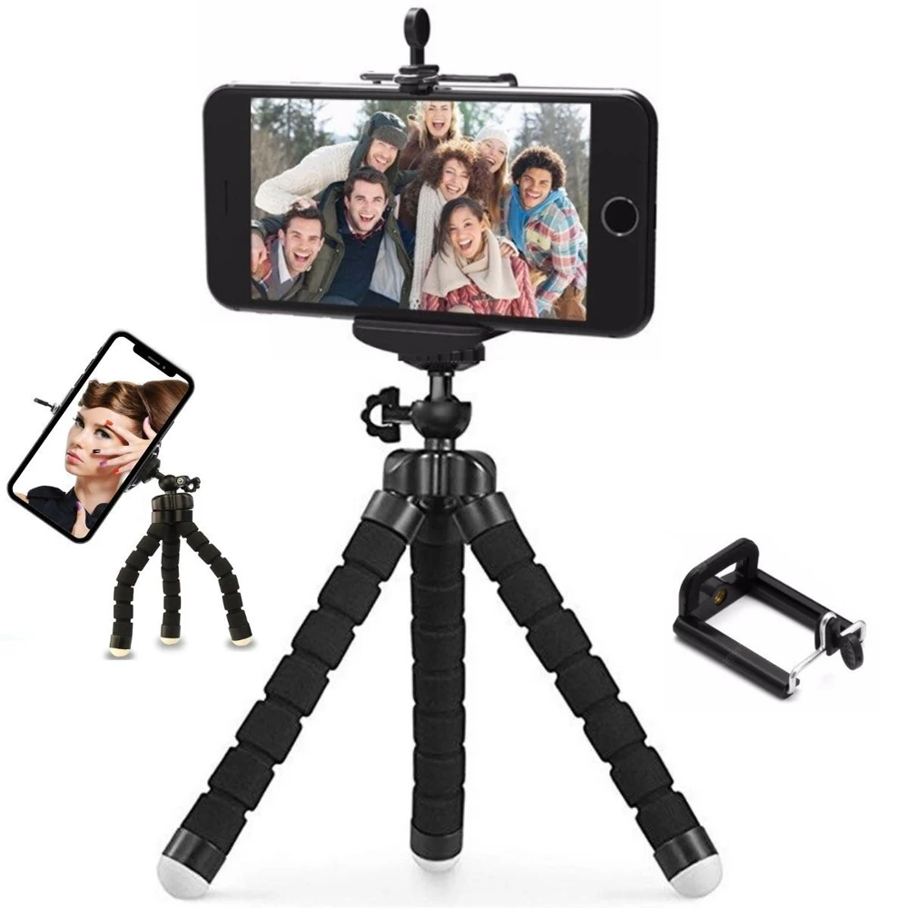 Штатив для телефона трипод Bilger / Настольный mini tripod Гибкий универсальный Для