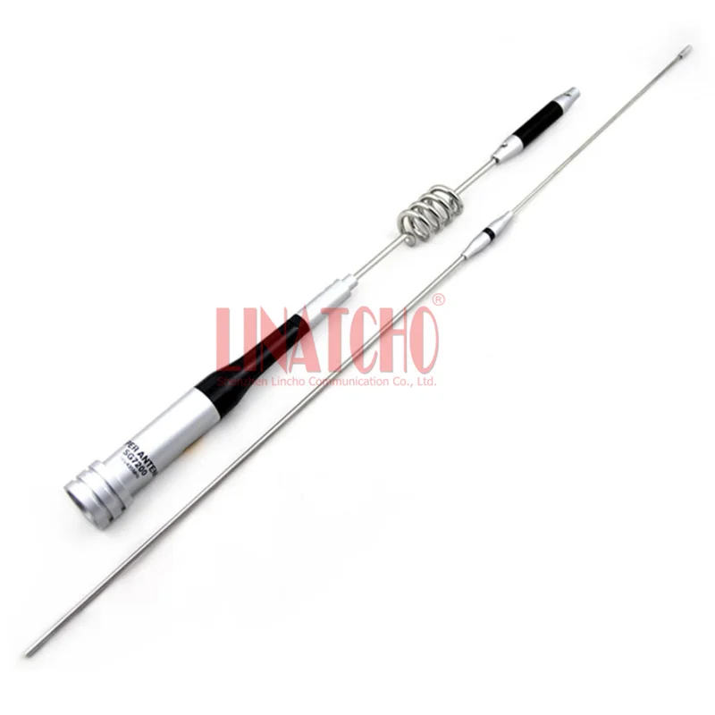 Super SG7200 VHF UHF Dual Band 144 430MHz High Gain Long Distance Mobile Radio Car Antenna