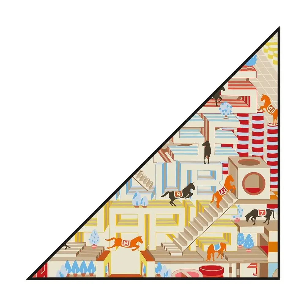 Элегантная женская шаль треугольный шарф модные женские роскошные шелковые