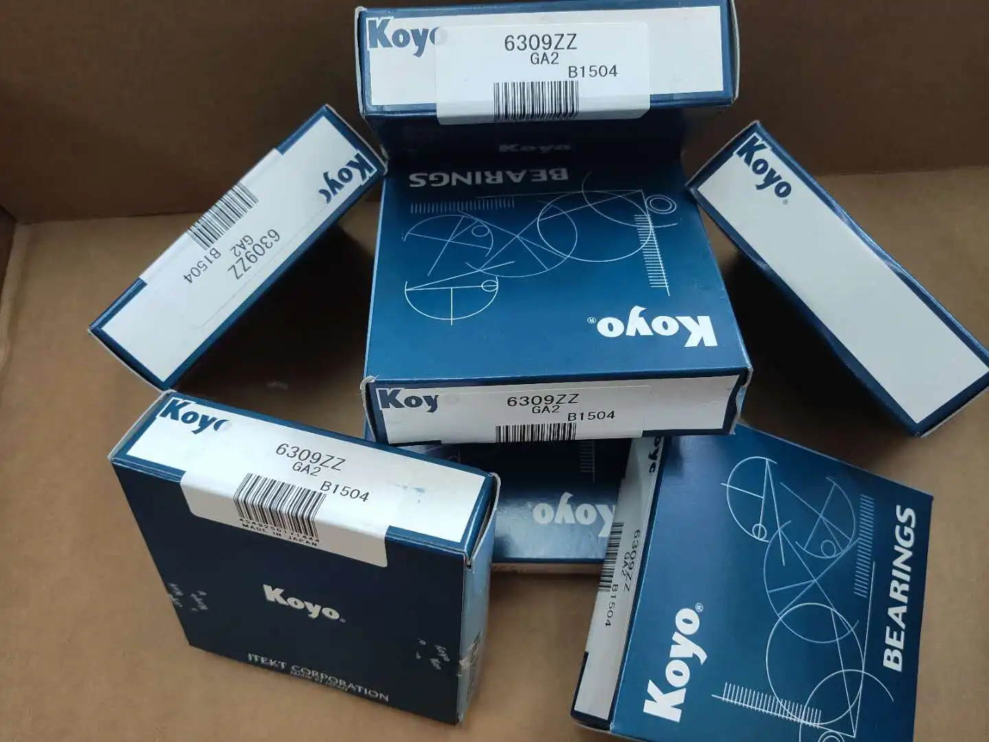 KOYO 6306 6307 6308 6309 ZZ 2RS импортированы из Японии для высокоскоростных