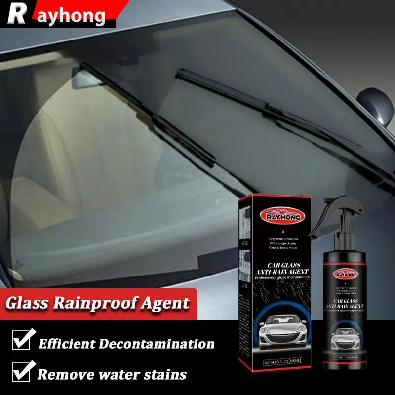 

Устойчивое к дождю автомобильное стекло Rayhong, водонепроницаемое автомобильное Водоотталкивающее средство от дождя для автомобильного стекла, 120 мл, агент против запотевания автомобиля