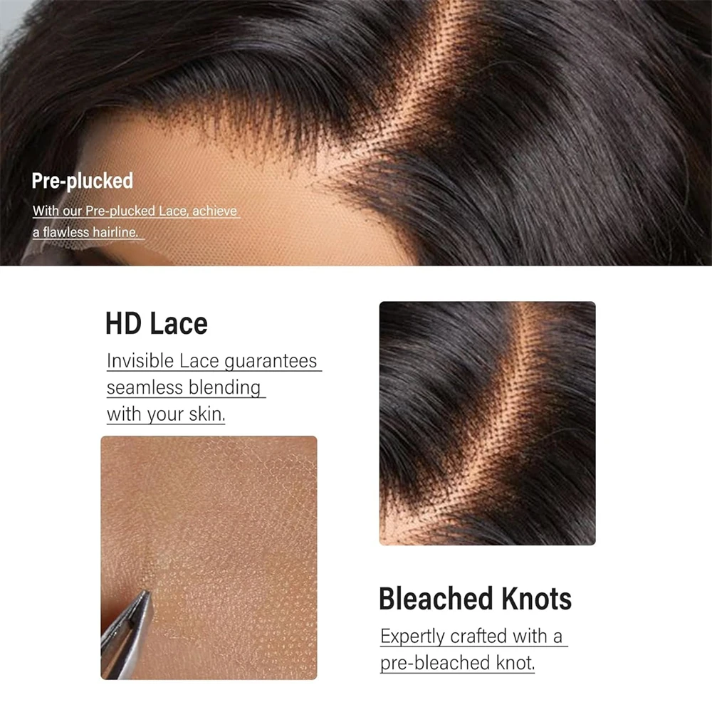 13x4 13x6 HD Прозрачные костяные прямые парики фронта шнурка 200 Плотность Бразильские