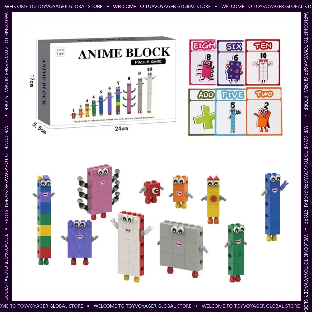 10 шт. набор фигурок с цифрами детские развивающие игрушки коллекция моделей