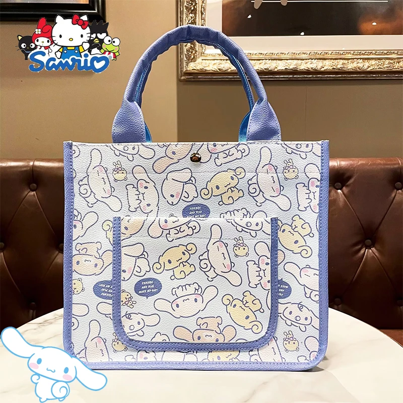 

Sanrio Kuromi Сумочка аниме Kawaii милый Cinnamoroll My Melody открытый шоппинг хранение Портативная сумка через плечо Игрушки для девочек Подарки