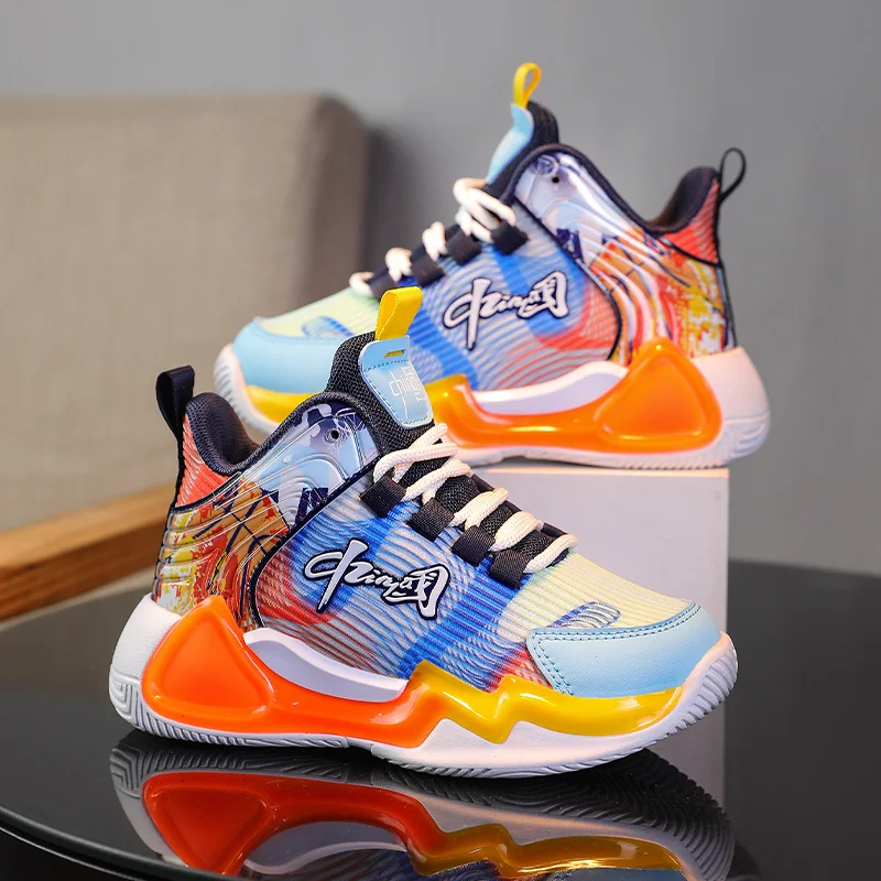 2022 New Children's Running Shoes 31-40 Size Sneakers Boys' and Girls' Wear-resistant Sneakers All Season Sports Shoes