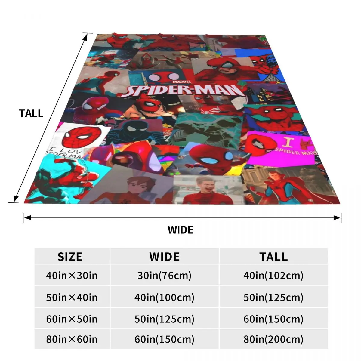 Мягкое фланелевое одеяло Marvel SpiderMan уютное и легкое флисовое для дома путешествий