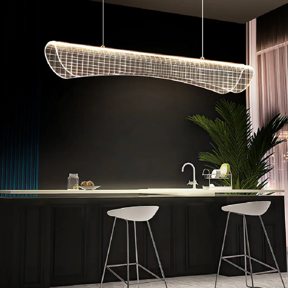 

LED pendant lamp Modern simple dining room Hanging lighting guide lamp Nordic creative art pendant lamp