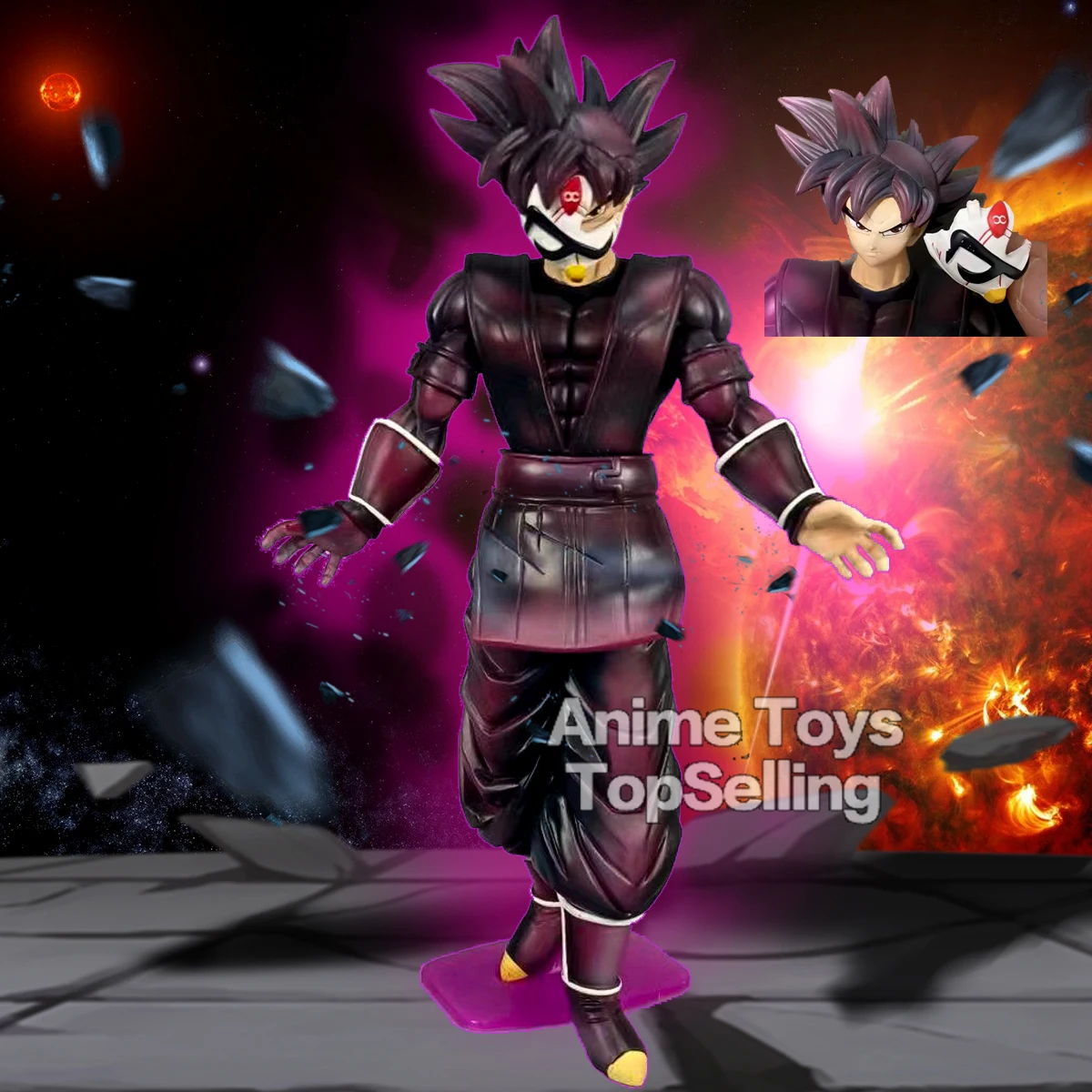 Фигурка аниме замасу Гоку из м/ф Драконий жемчуг зет 29 см/11 41 дюйма