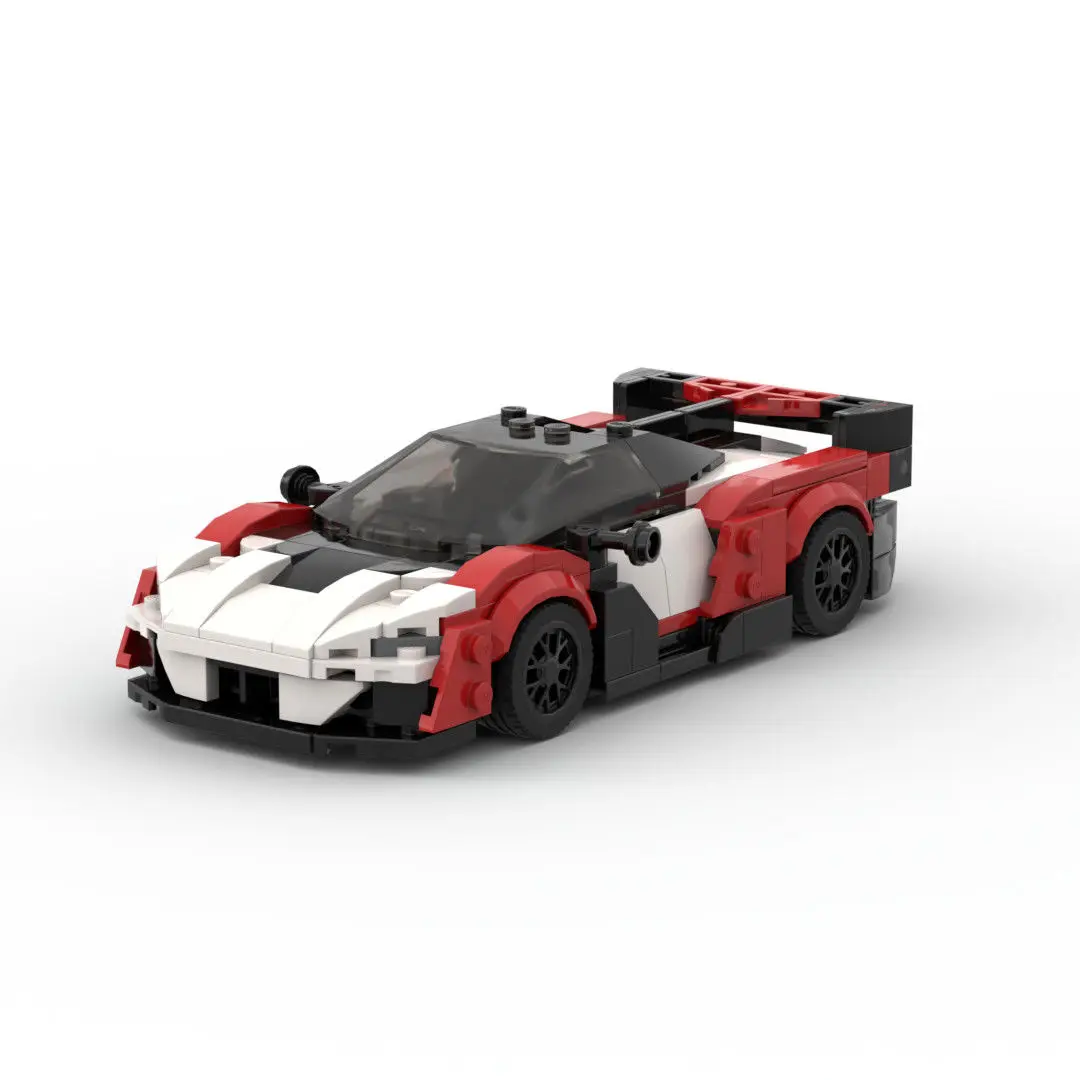 

Конструктор Moc совместим с сборными ножками, модель спортивного автомобиля Saber, модель скоростной серии для мальчиков, 8-ярусная модель авто...