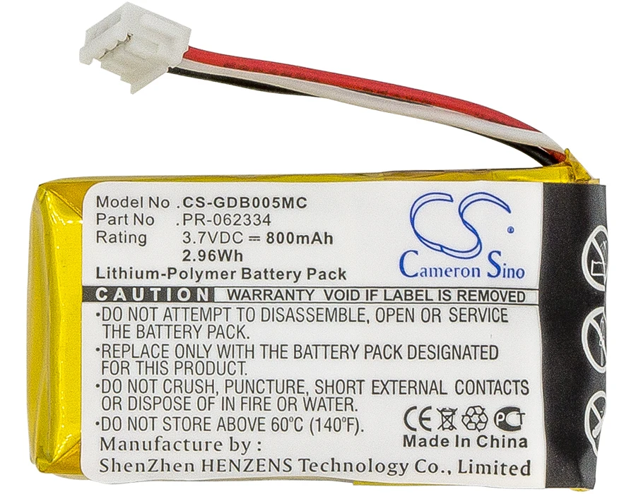 Аккумулятор Cameron Sino Camera 3 7 V 800mAh для Gopro Hero HWBL1 CHDHA-301 Plus + PR-062334