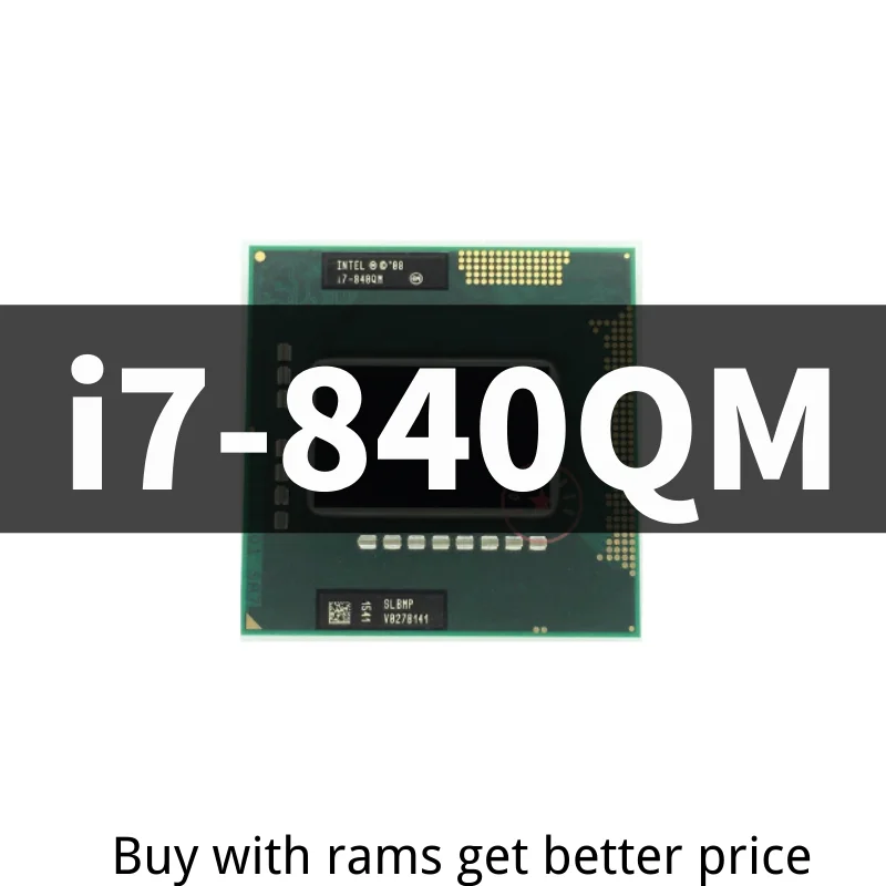 

Процессор Core i7 840QM Extreme Edition 8M 1,86 ГГц, процессор для ноутбука SLBMP
