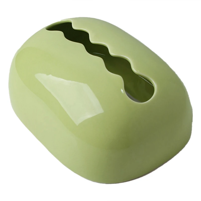 

European Ceramic Tissue Box Creative Home Napkin Box Coffee Table High-End Pumping Box Decoration Home Decoration