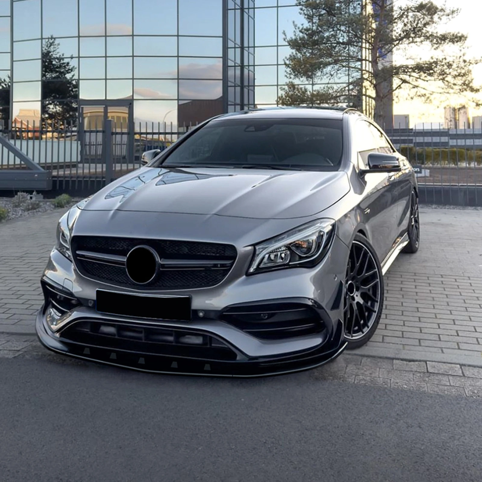 Фото Комплект защиты спойлера переднего бампера для Mercedes-Benz CLA Class C117 CLA200 CLA220 CLA250 CLA260 CLA45 AMG 2016-2019 №5