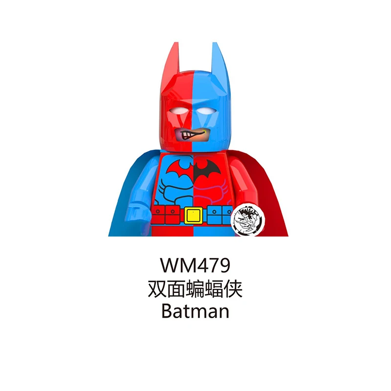 

Wm6027 Batman Superheroes Blocks Batman Leopard Print Deadpool Bricks Building Mini Figures Blocks Assembled Model Toy