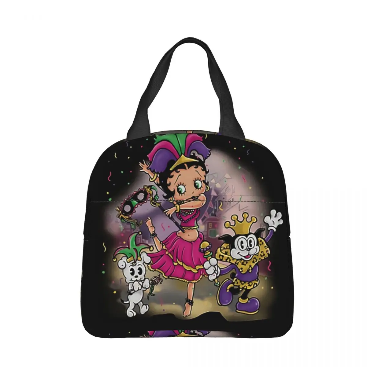 

Вечерние коробка для ланча Boops Bettys, детская Алюминиевая сумка, портативный Ланчбокс из фольги