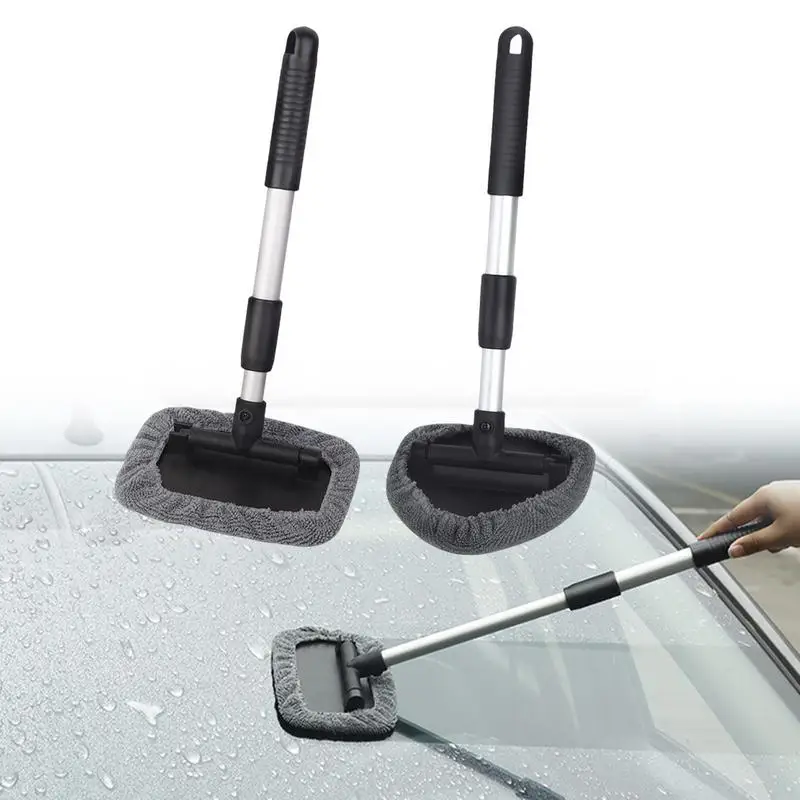 

Windshield Cleaning Tool ABS Strong Absorbent Car Wash Brush With Extendable Long-Reach Handle For All-size Cars
