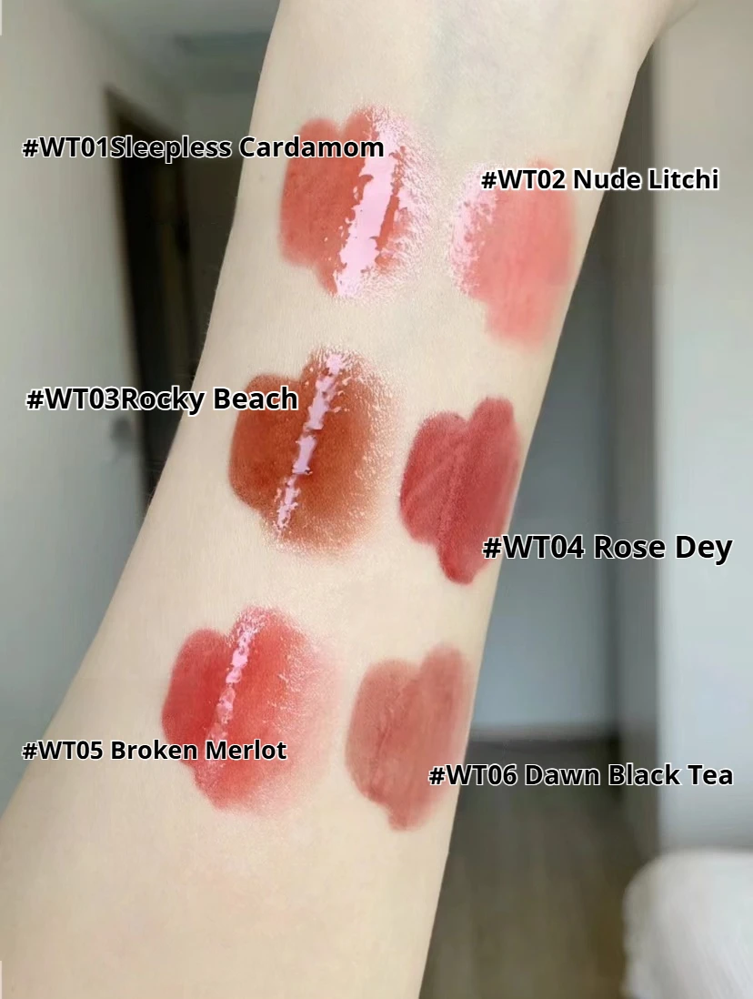 INSBAHA зеркальная глазурованная губная помада для лица Отбеливающая увлажняющая