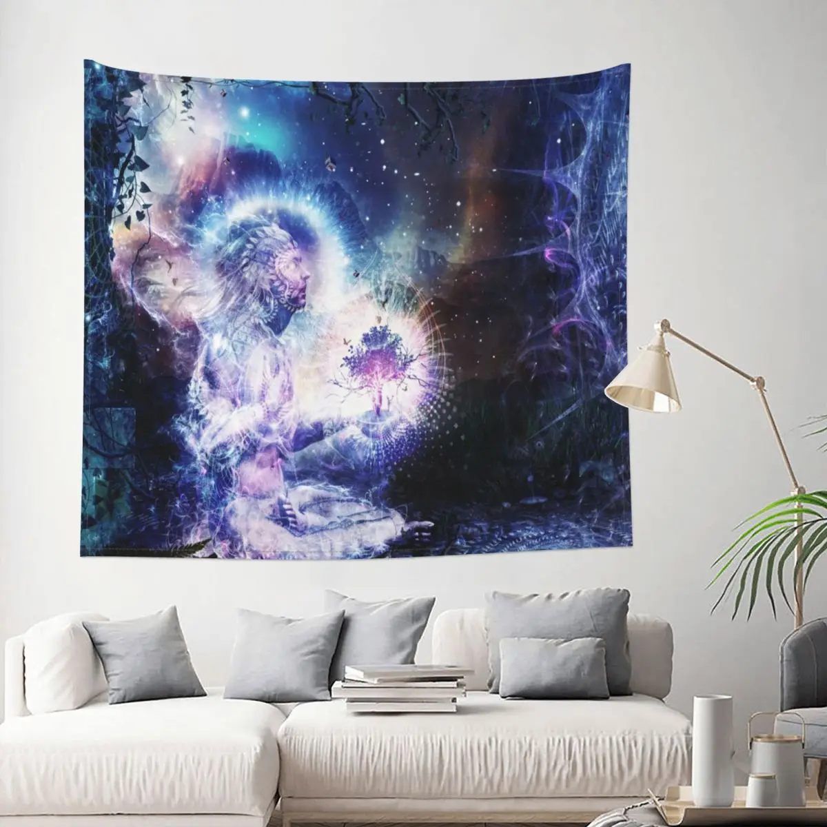 

Tapestry Shoulders And Giants Indian Buddha Mandala Decor Wall Room Home Decoration Hanging Bedroom Kawaii Cartom Gift