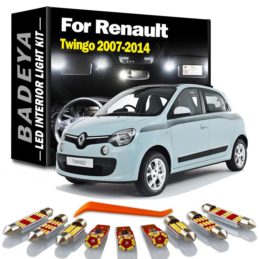 BADEYA 11 шт. автомобильный светодиодный комплект внутреннего освещения номерного