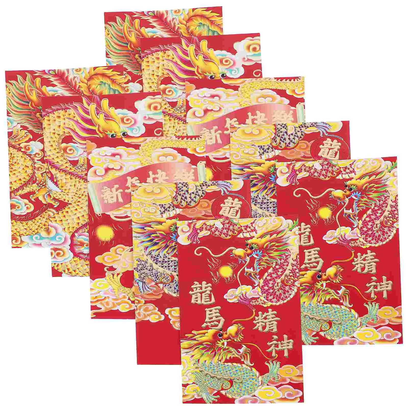 

30 Pcs Decoraciones Para Baños Year Dragon Money Packet 2024 Bag Paper Red Lucky Coin Chinese Envelope Child Pocket Envelopes