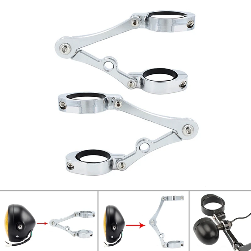 Универсальный кронштейн для вилки и прожектора мотоцикла CNC 39 мм-41 мм держатель
