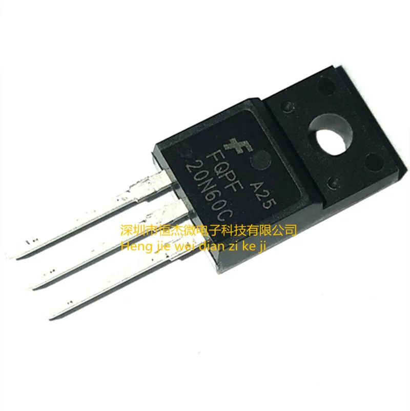

5Pcs/lot FQPF20N60C 20N60C 20A 600V in-line plastic package TO-220F MOS field effect transistor
