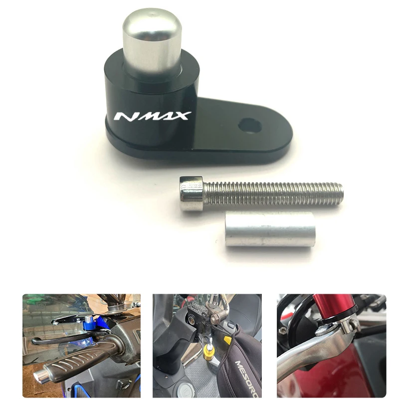 

For Yamaha NMAX 160/155/125 Parking Brake Switch Button Lock CNC Motorcycle Parking Brake Lever Lock Accessories Parts